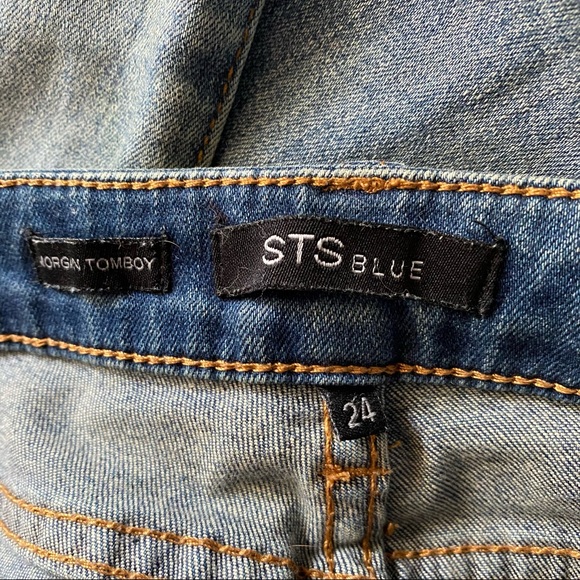 STS Sz 24 “Morgan Tomboy” Distressed Grunge Denim - Picture 6 of 6